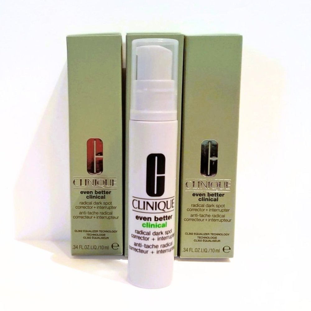 CLINIQUE Even Better Clinical Radical Dark Spot Corrector + Interrupter Lot of 3
